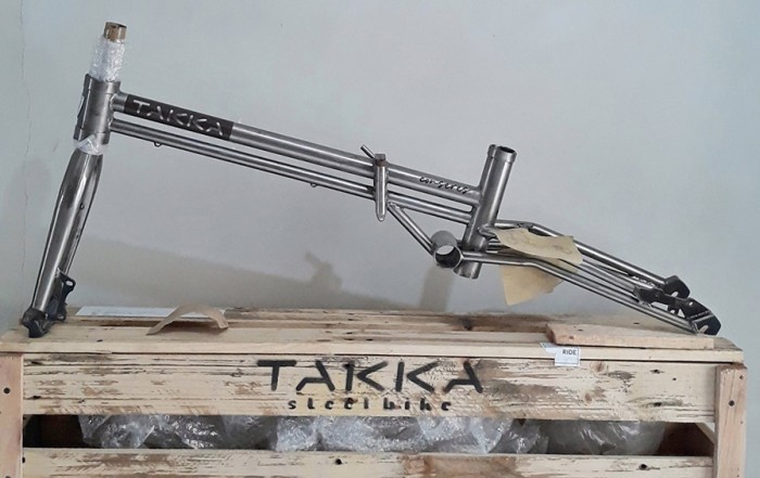 Frameonly Steel Custom Folding Bike, Takka Conseres