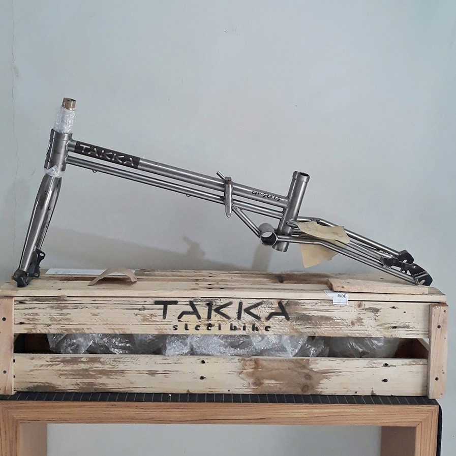 Frameonly Steel Custom Folding Bike, Takka Conseres